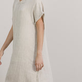Fringe Linen Maxi - Natural