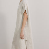 Fringe Linen Maxi - Natural