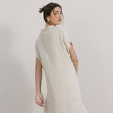 Fringe Linen Maxi - Natural