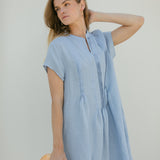 Lulu Tunic Dress - Columbia Blue
