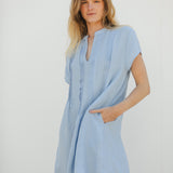 Lulu Tunic Dress - Columbia Blue