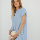 Lulu Tunic Dress - Columbia Blue