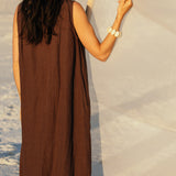 betsy maxi dress chocolate