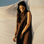 betsy maxi dress chocolate