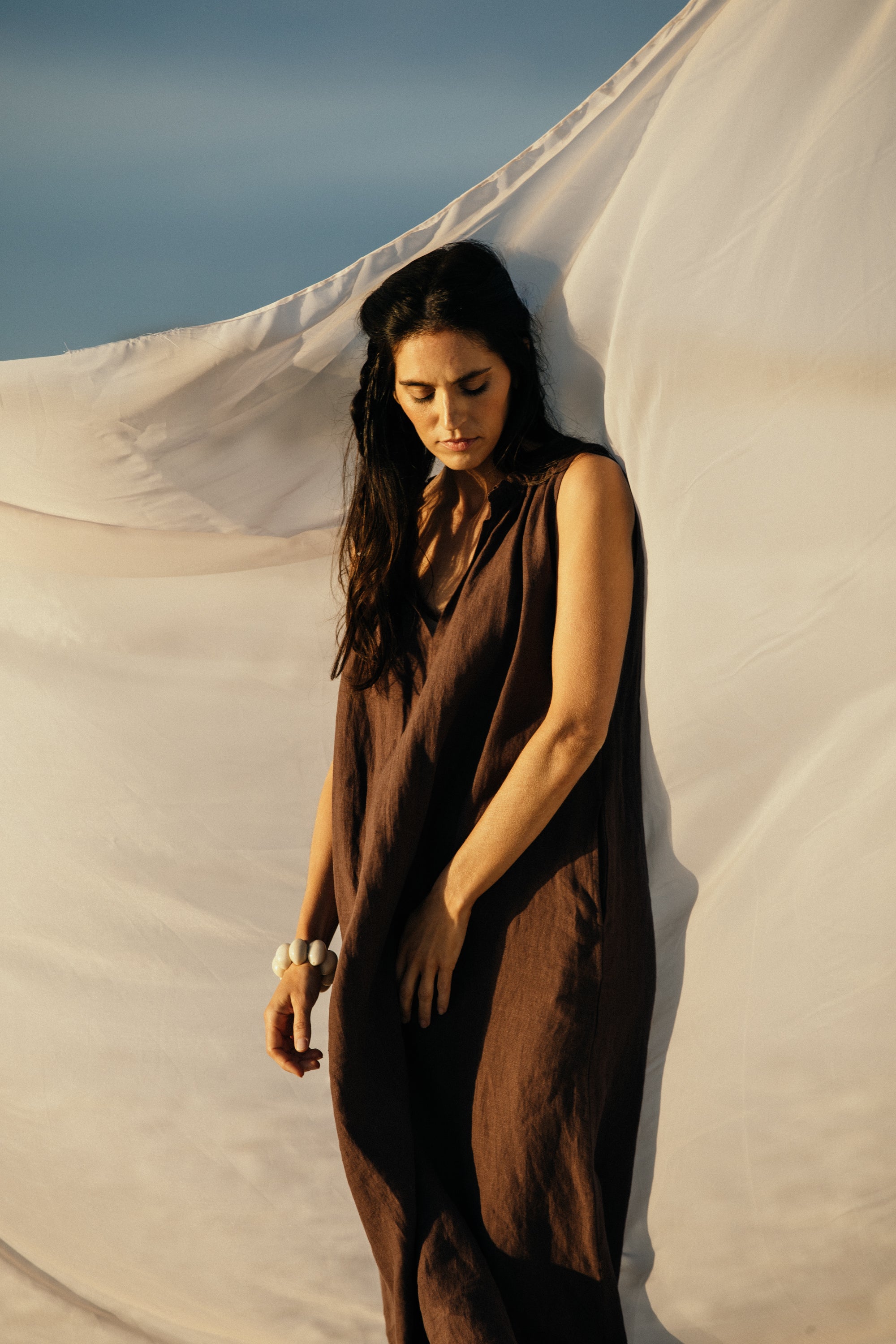 betsy maxi dress chocolate