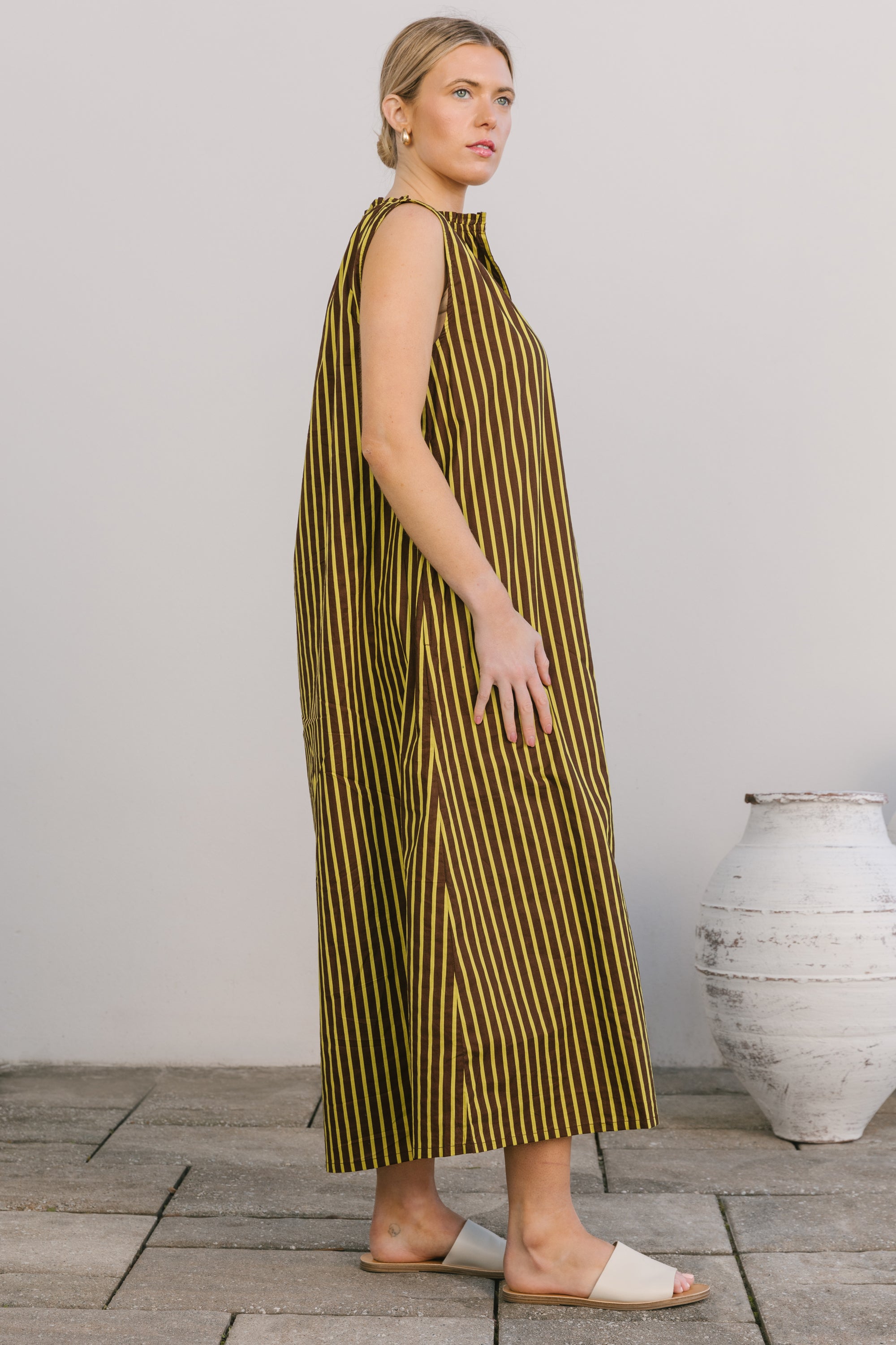 betsy maxi dress sprout stripe