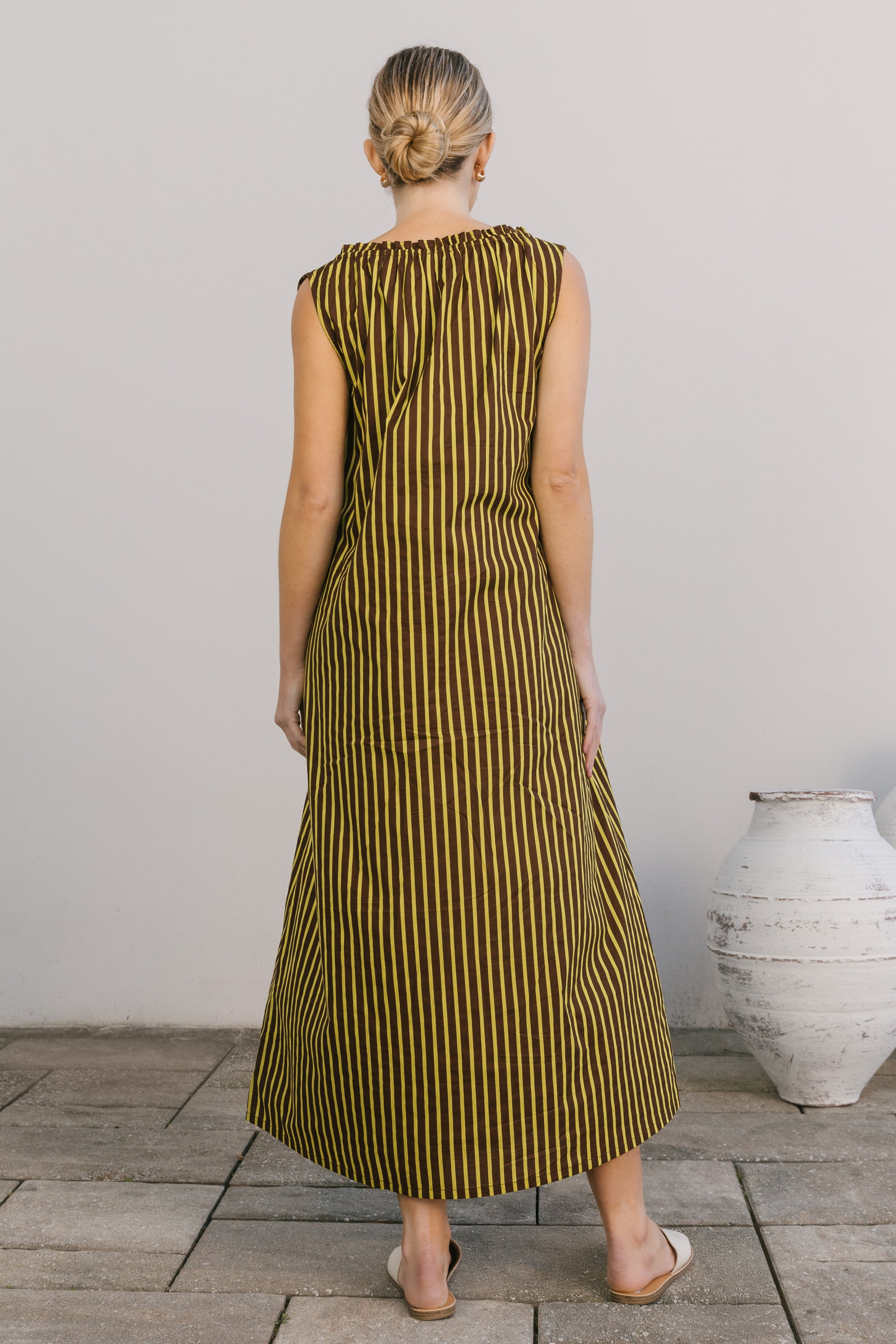 betsy maxi dress sprout stripe