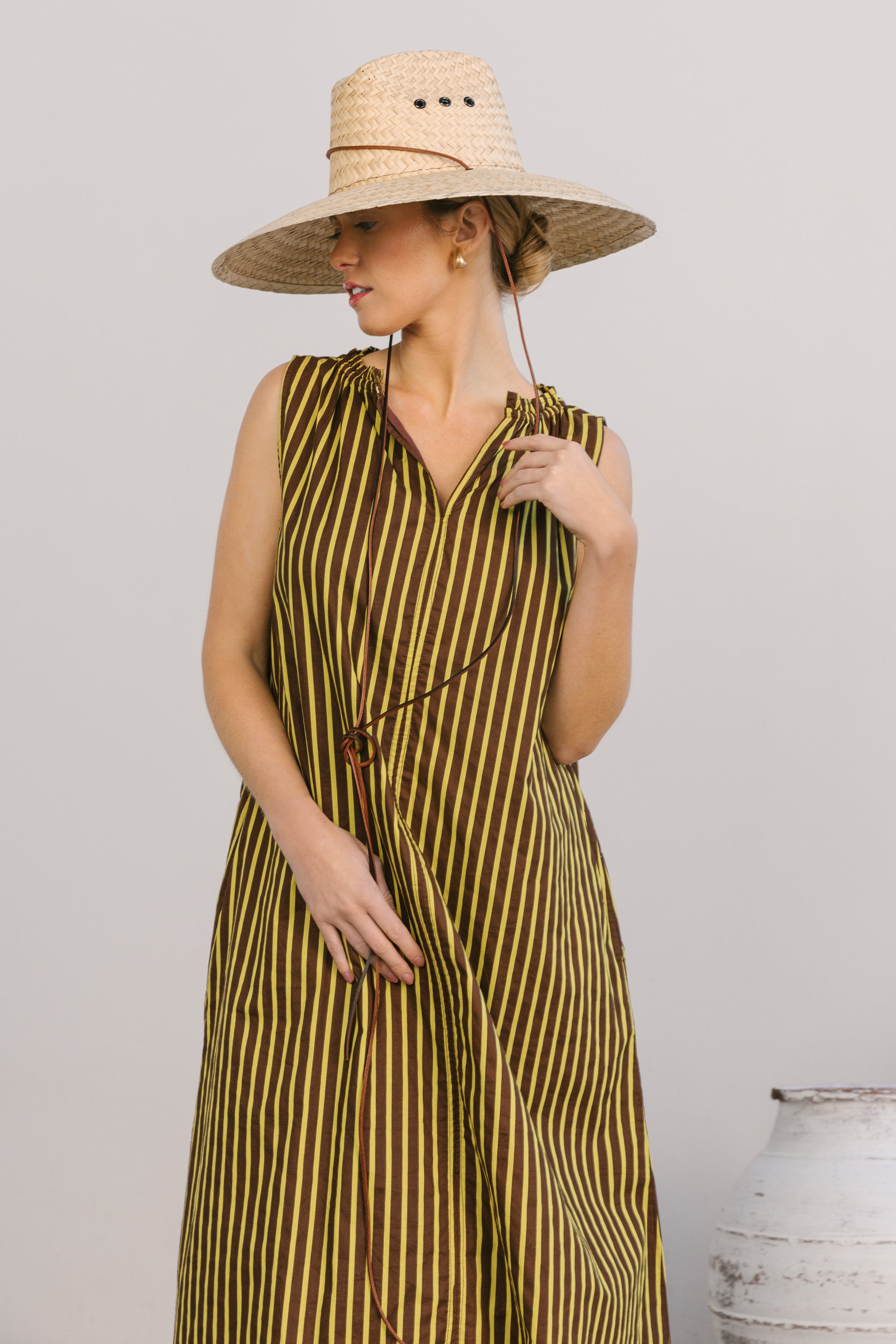 betsy maxi dress sprout stripe