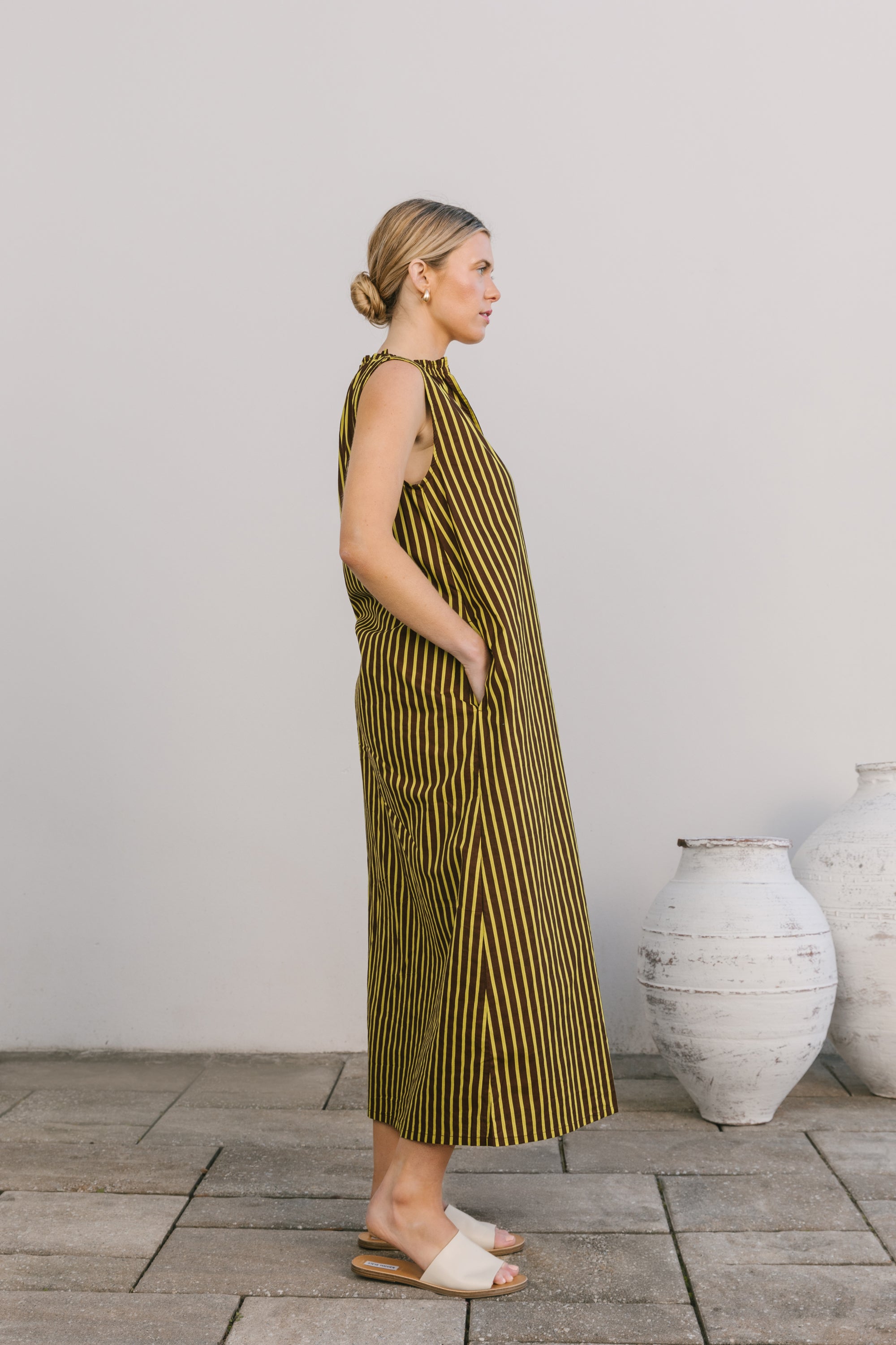 betsy maxi dress sprout stripe