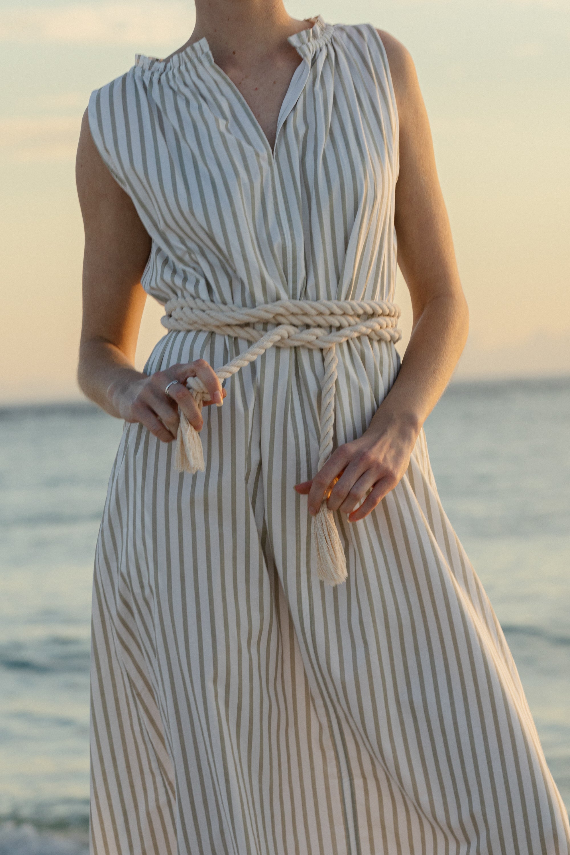 betsy maxi dress egret stripe