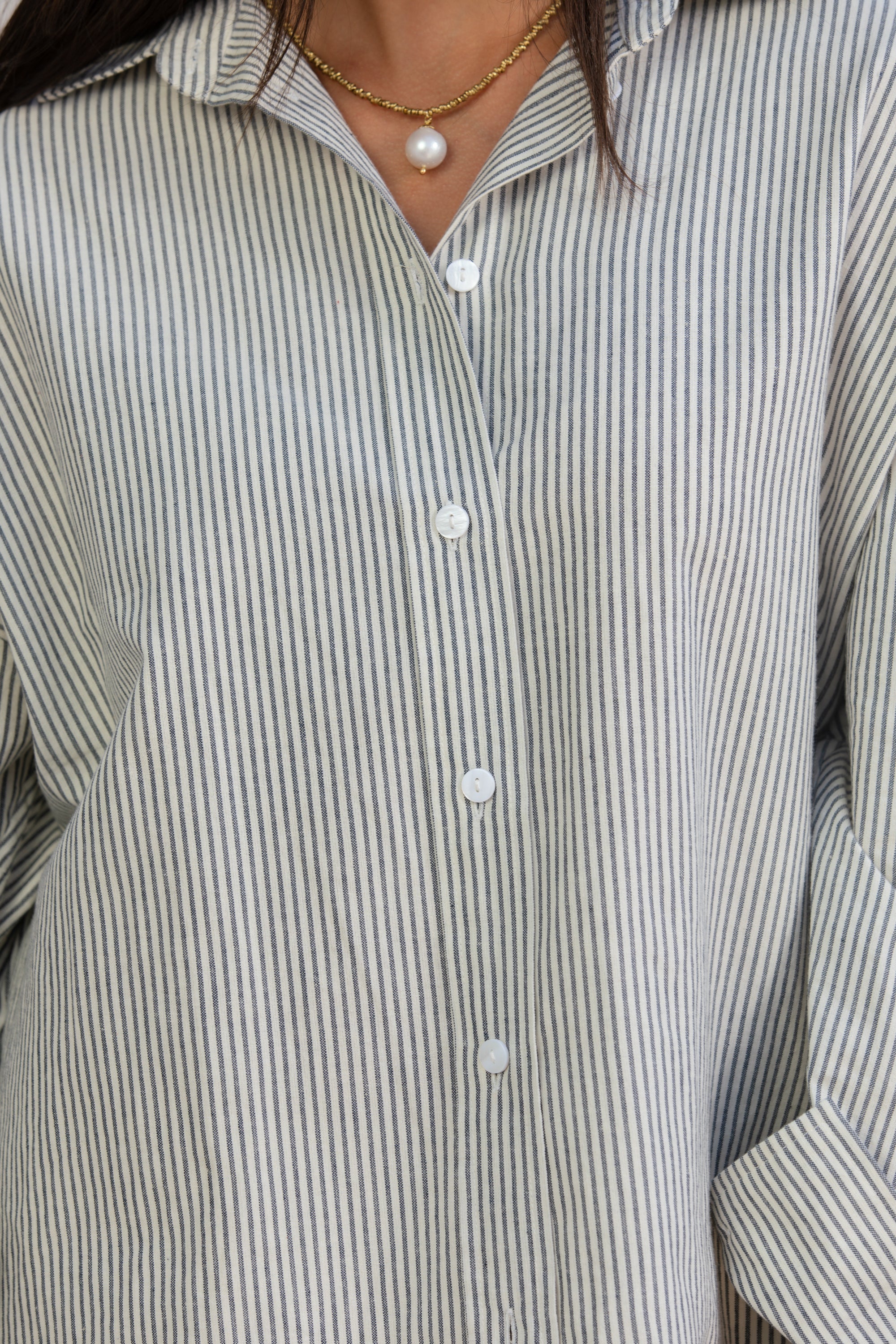 Becasa-EasygoingCottonShirtGoodStripe