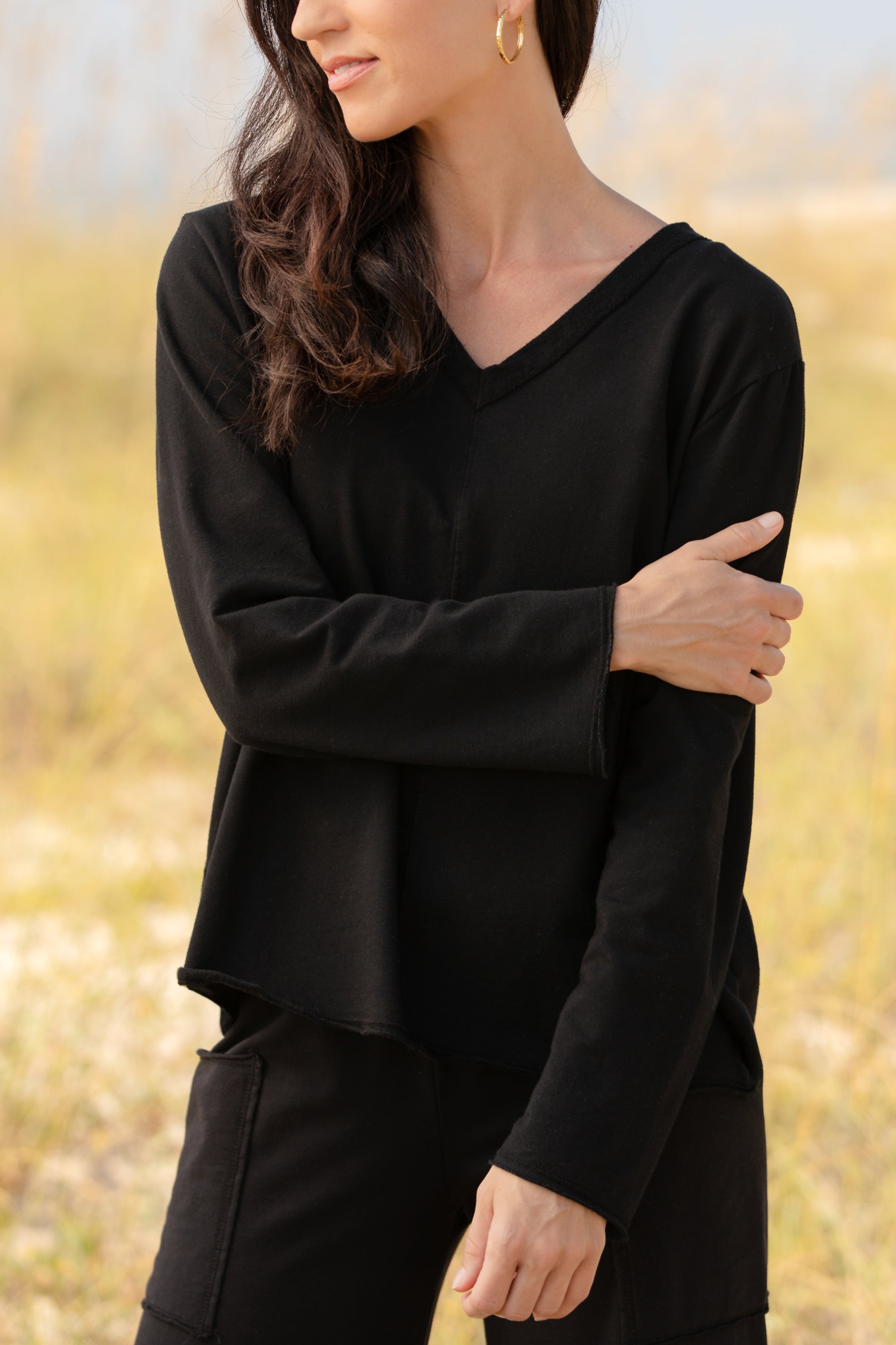 Becasa-Fall-SundayCottonPullover-Black