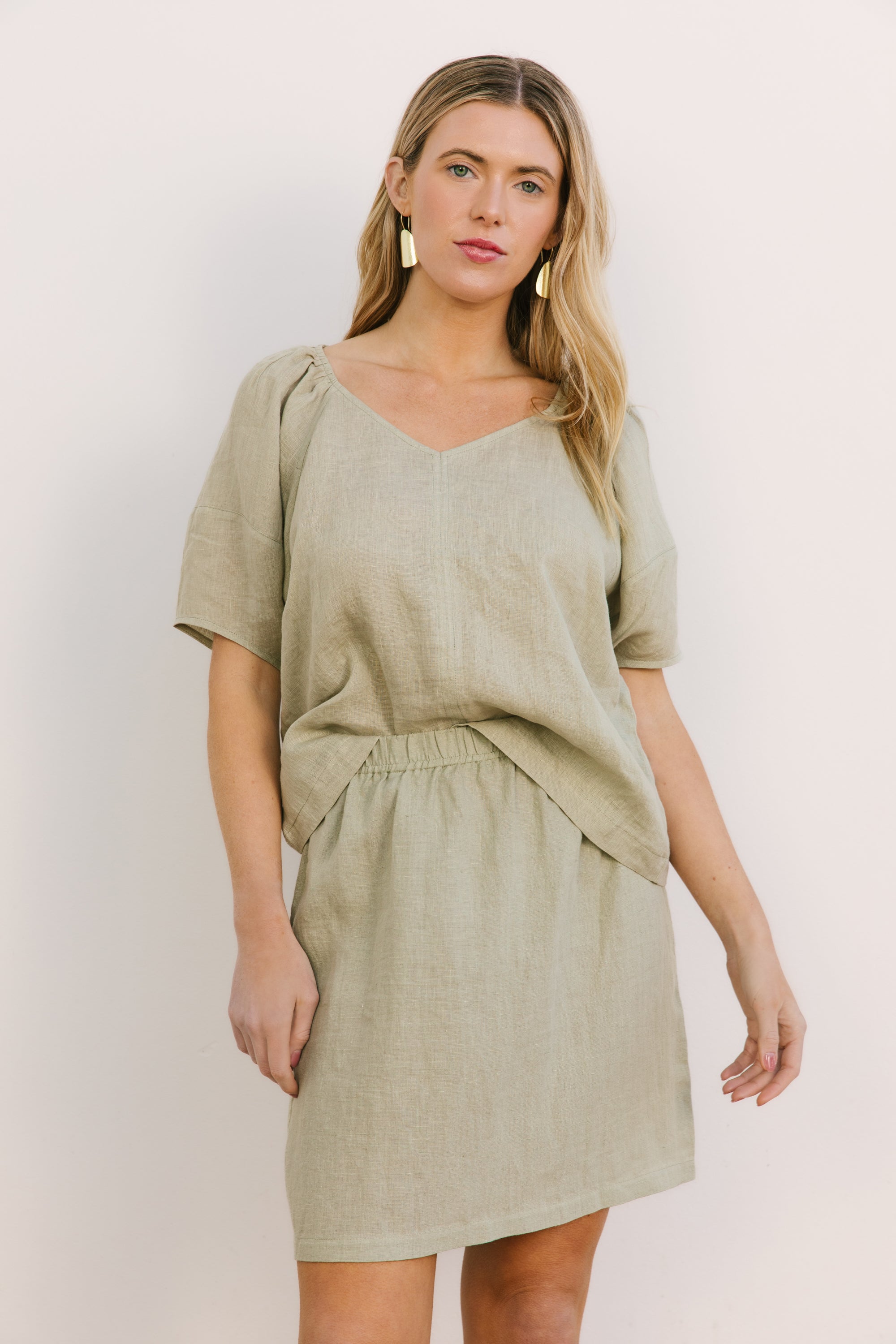 Becasa-Harper-Skirt-Abbey-Stone