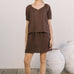 harper skirt chocolate