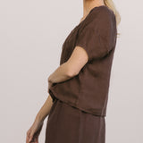 harper skirt chocolate
