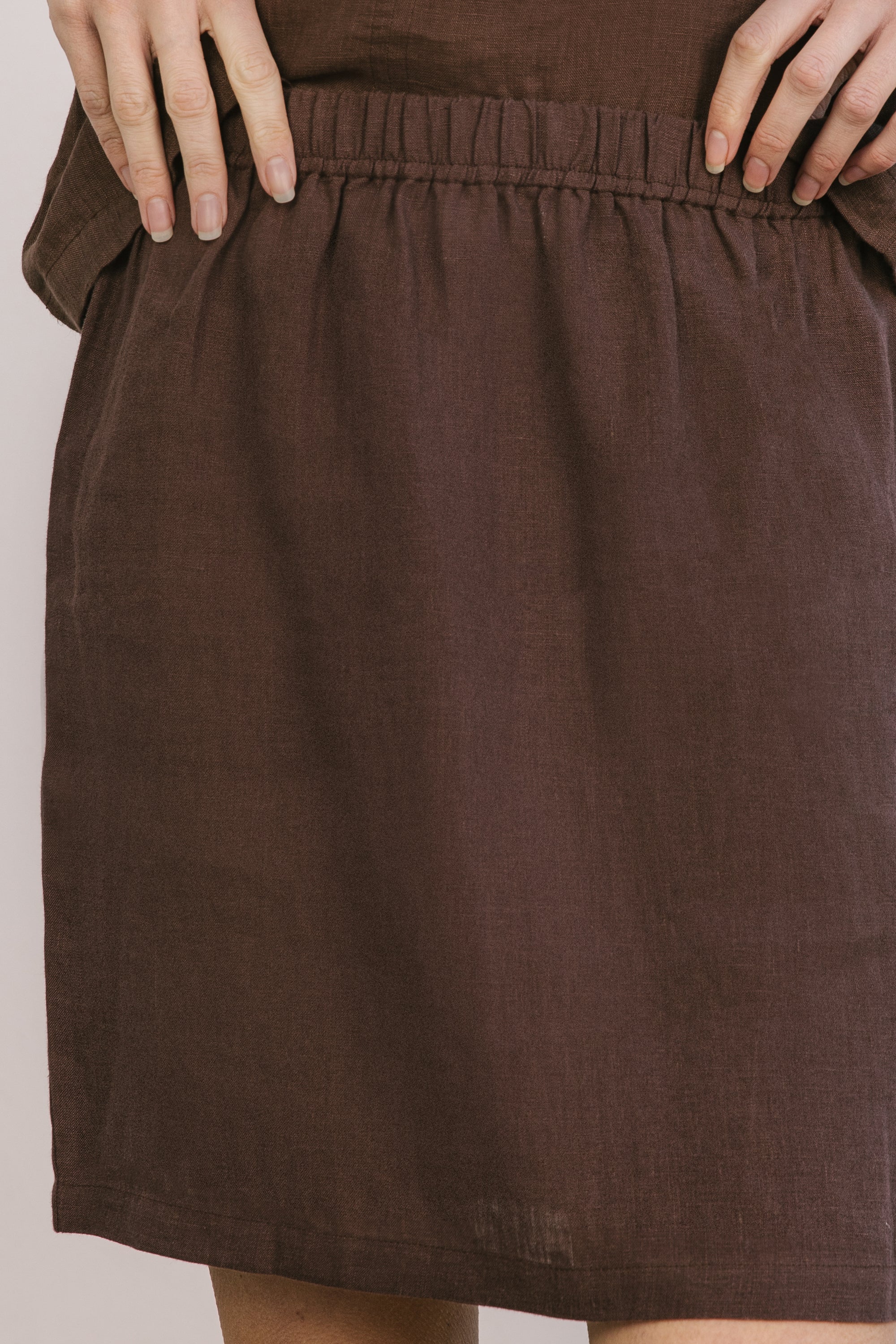 harper skirt chocolate