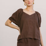 Becasa-Harper-Skirt-Choc