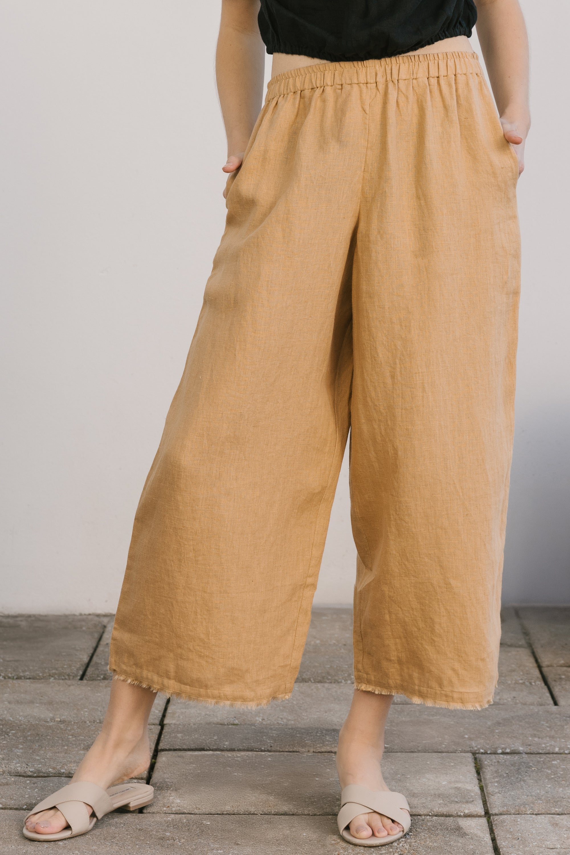 Regatta fringe pant iced latte