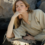 sail button up abbey stone