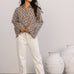 sail button up chocolate flora