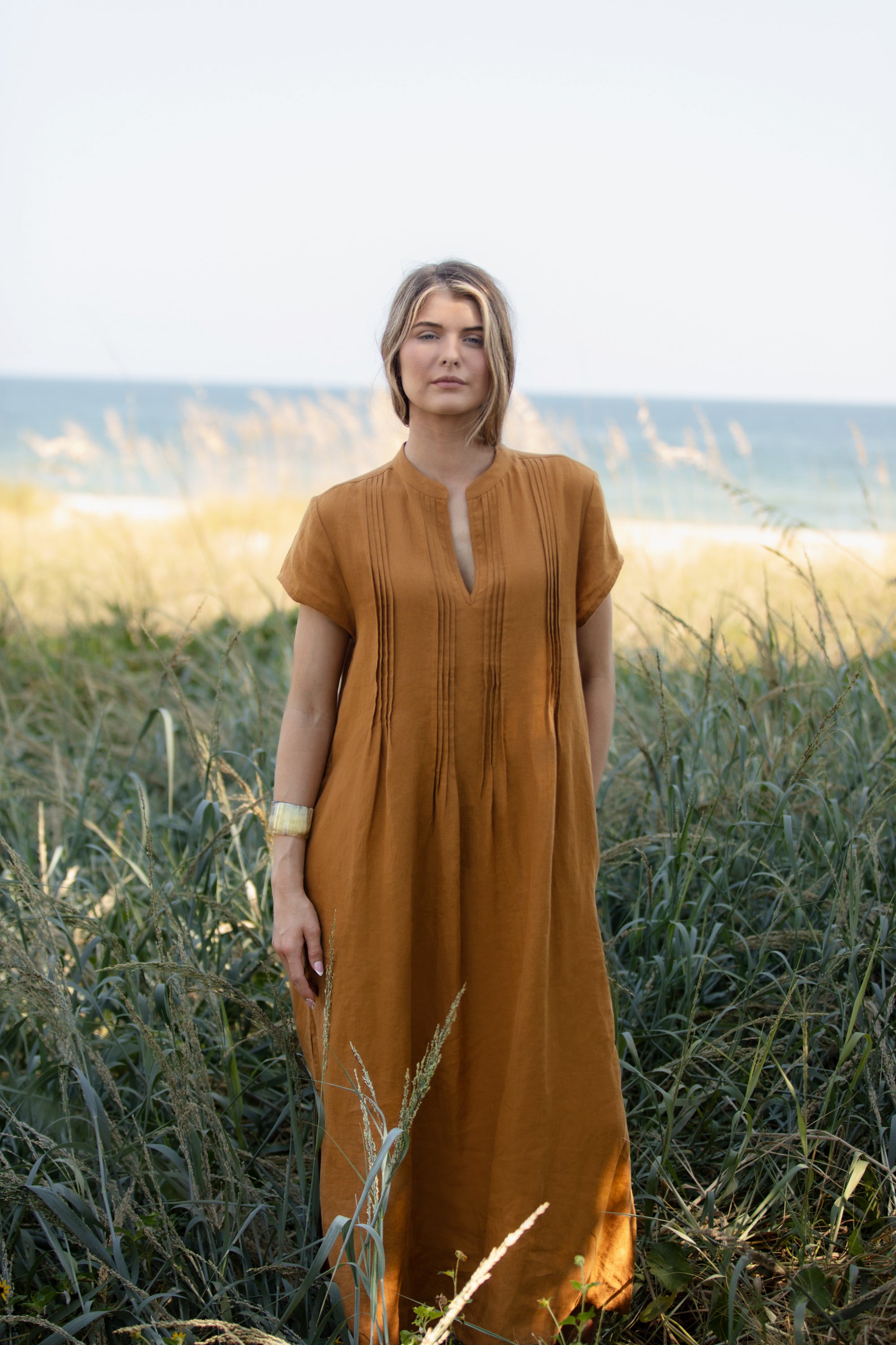 Lulu Maxi Dress - Amber BECASA Lulu Maxi Dress - Amber BECASA