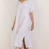 Fringe-Linen-Maxi-White
