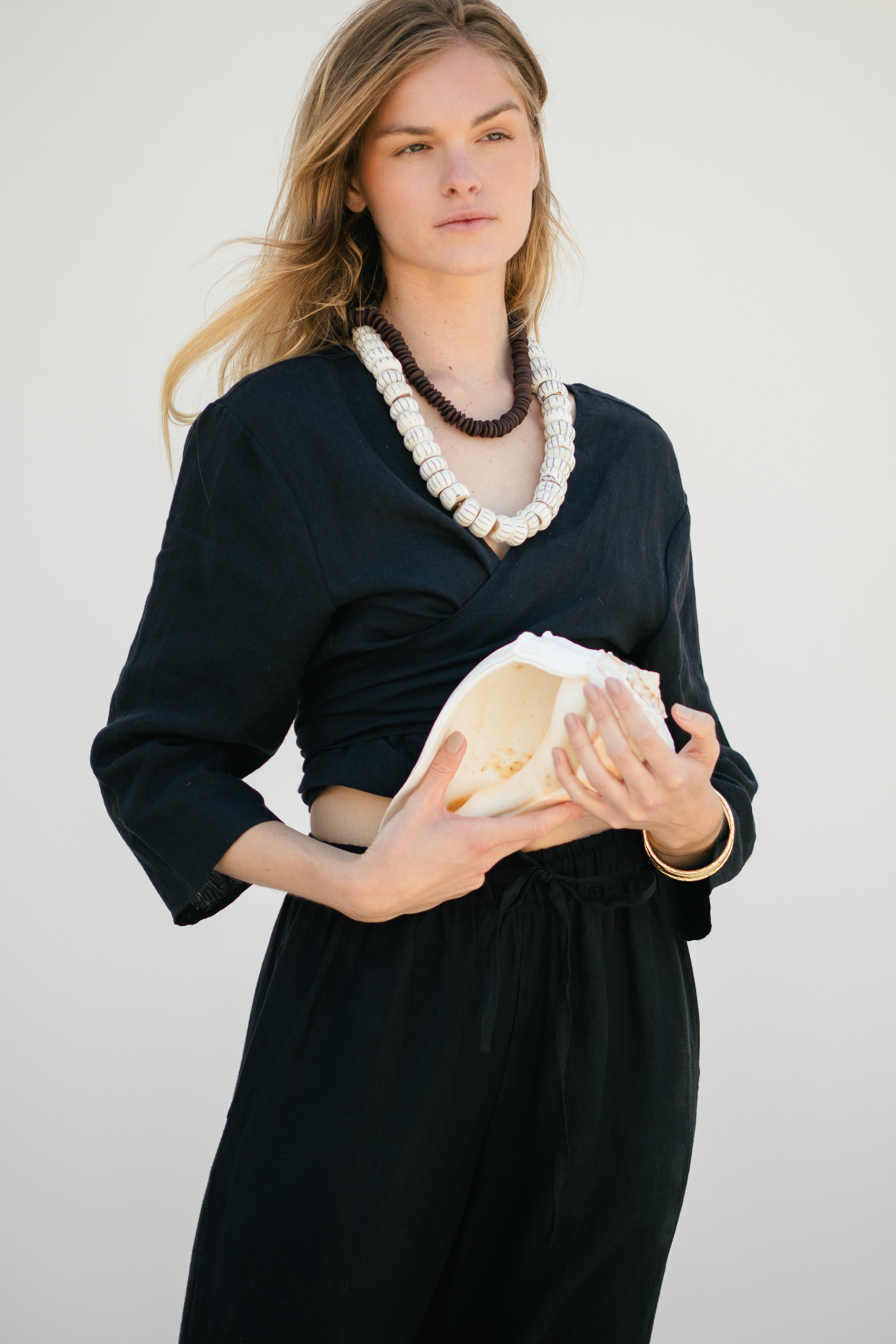 Linen-Wrap-Top-Black