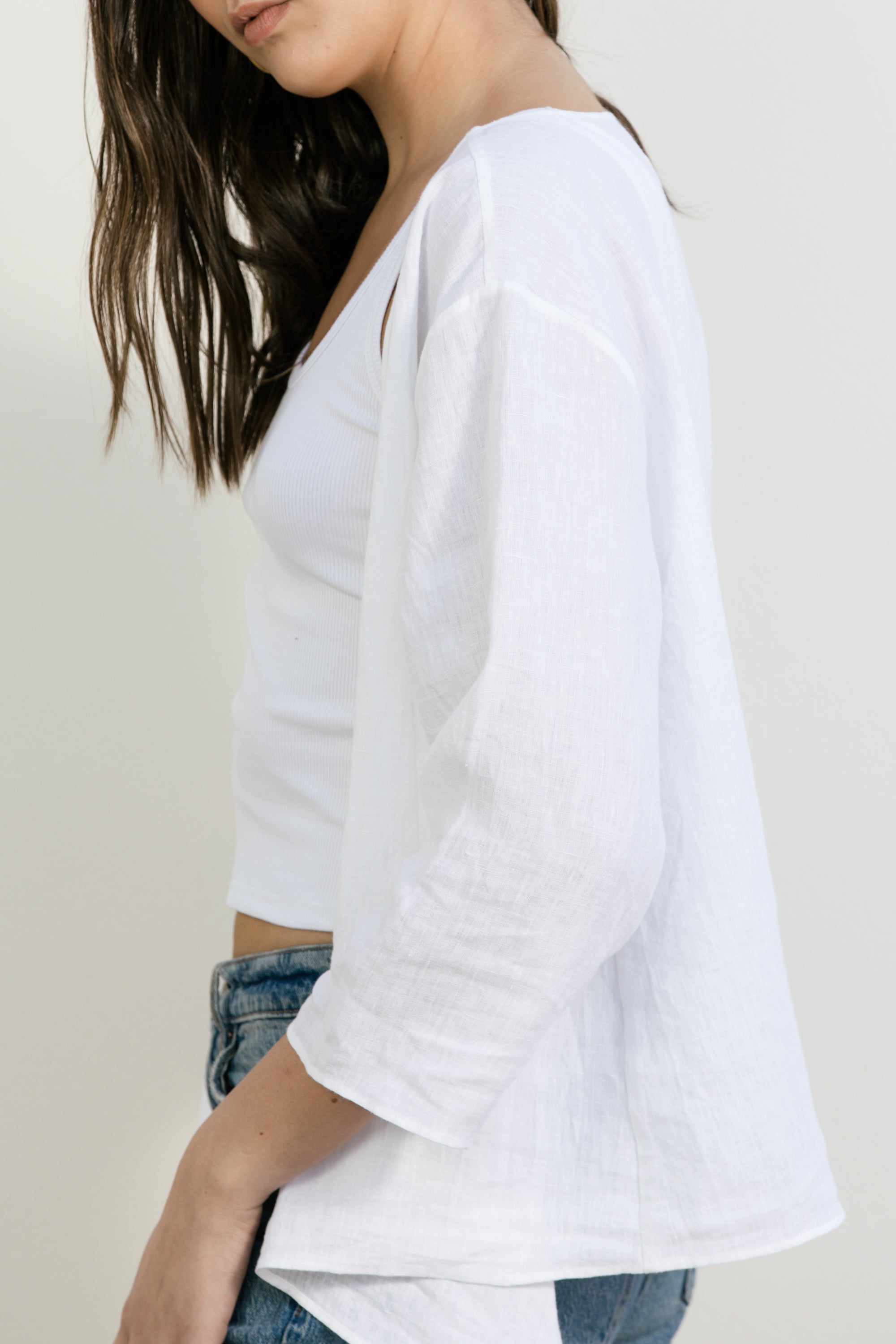 Linen-Wrap-Top-White