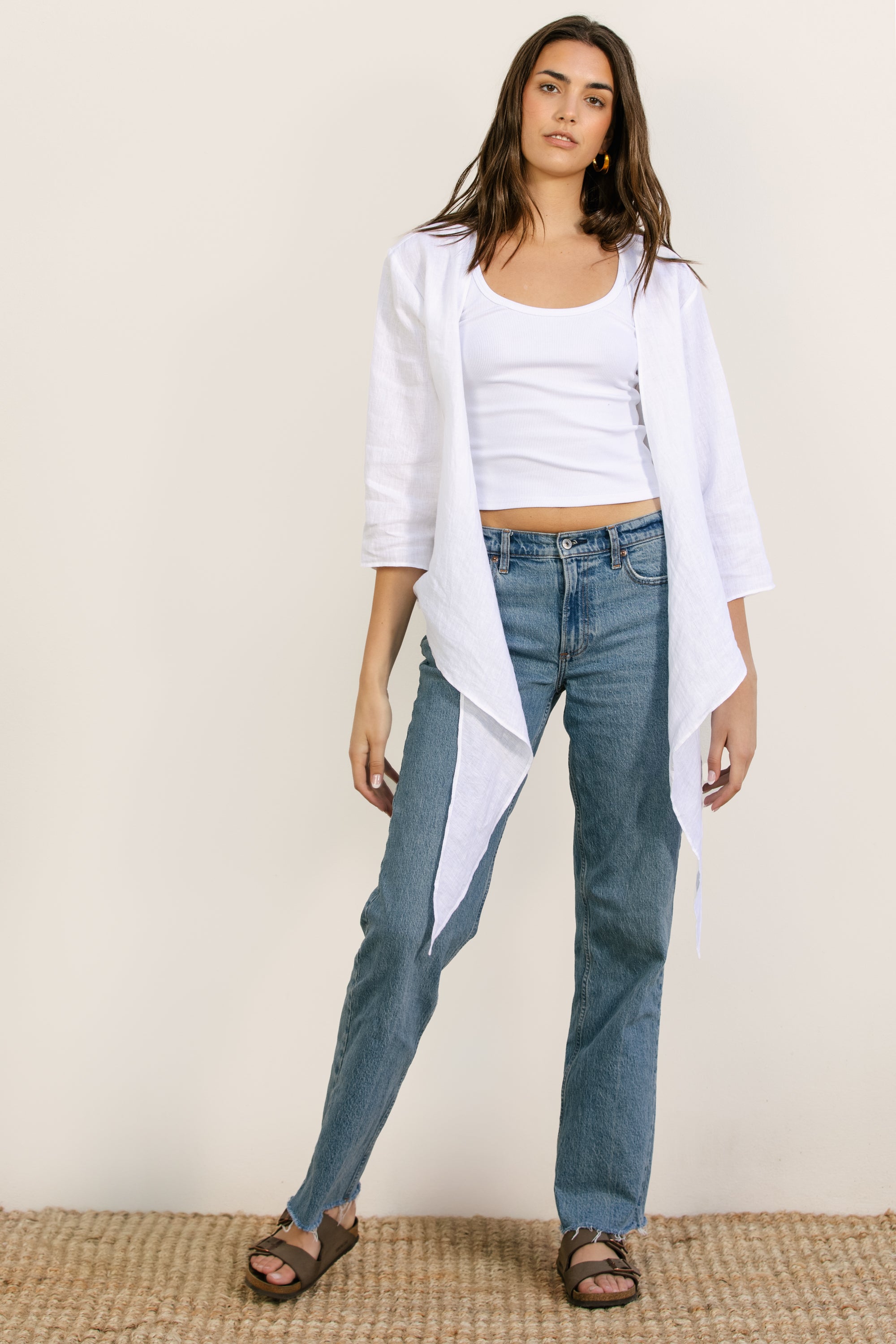Linen-Wrap-Top-White