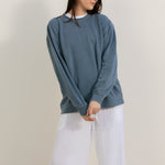 Slate blue- crewneck