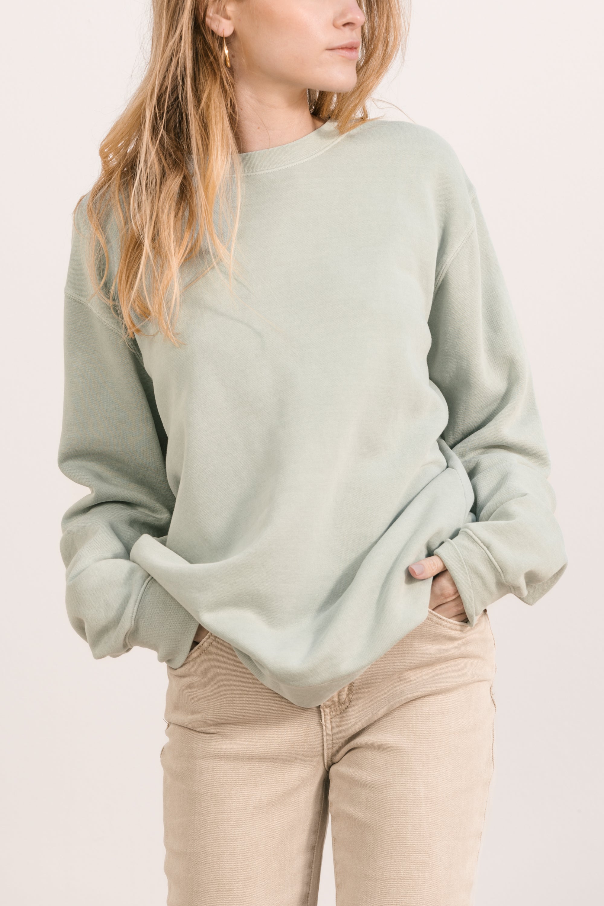 Sweatshirt-Pistachio