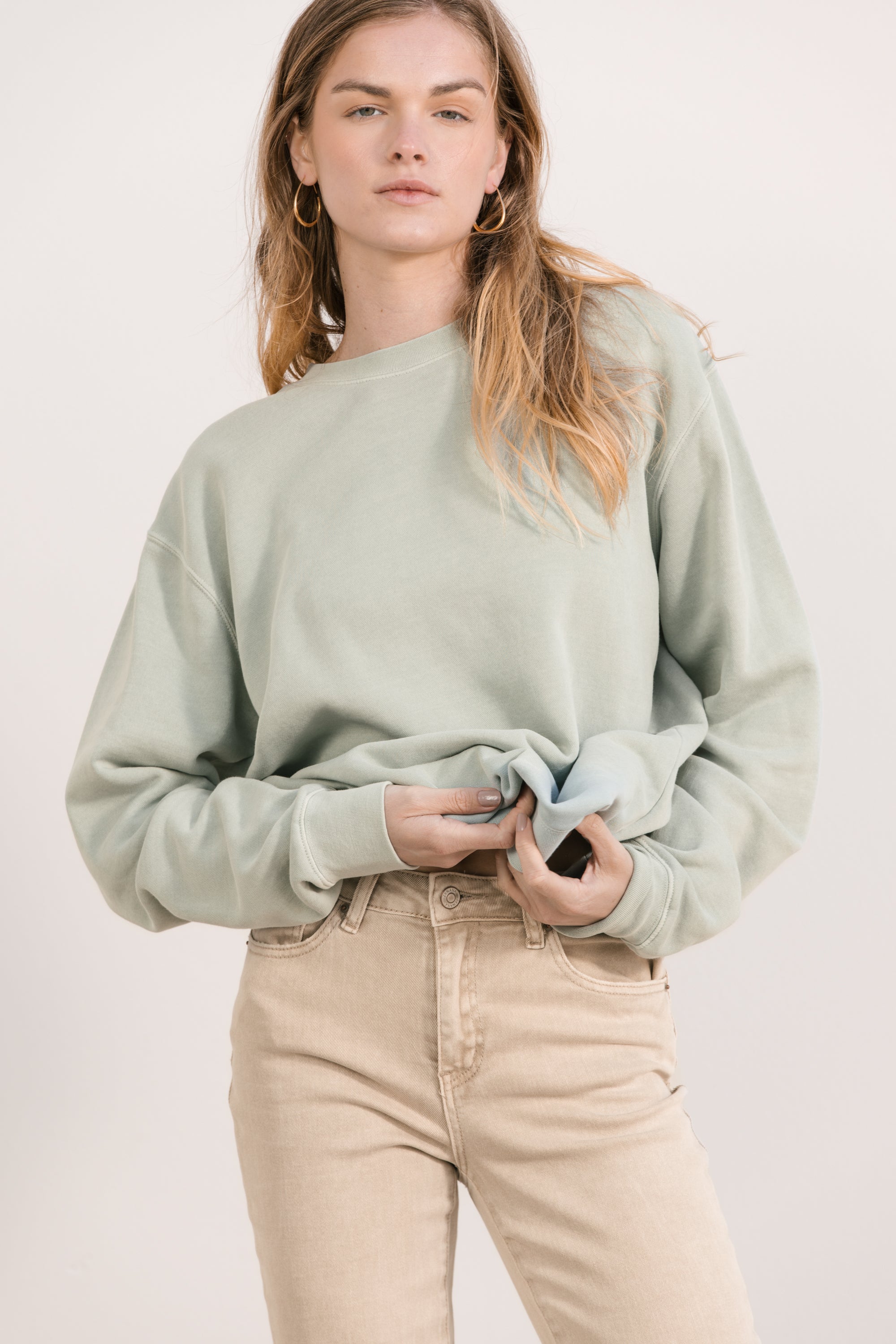 Sweatshirt-Pistachio