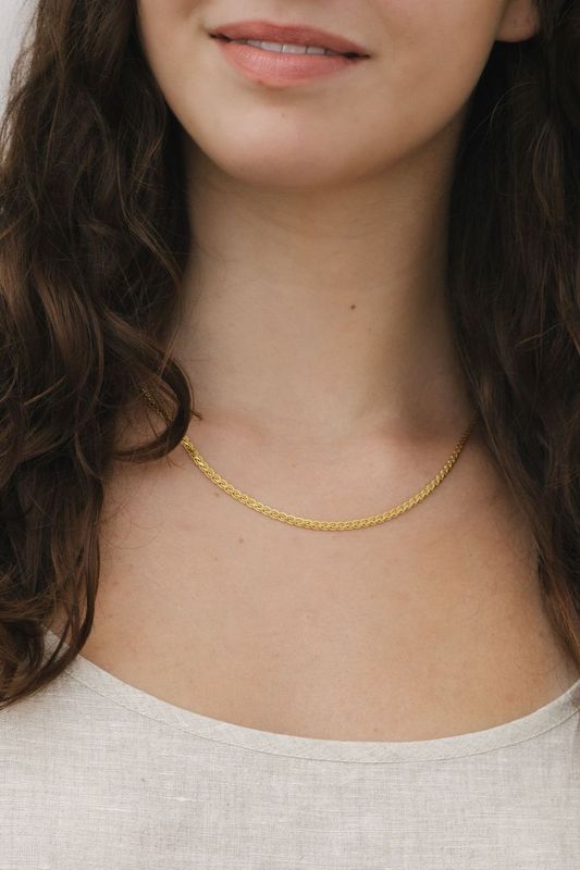 serpentine chain necklace
