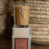 teak aromatic candle