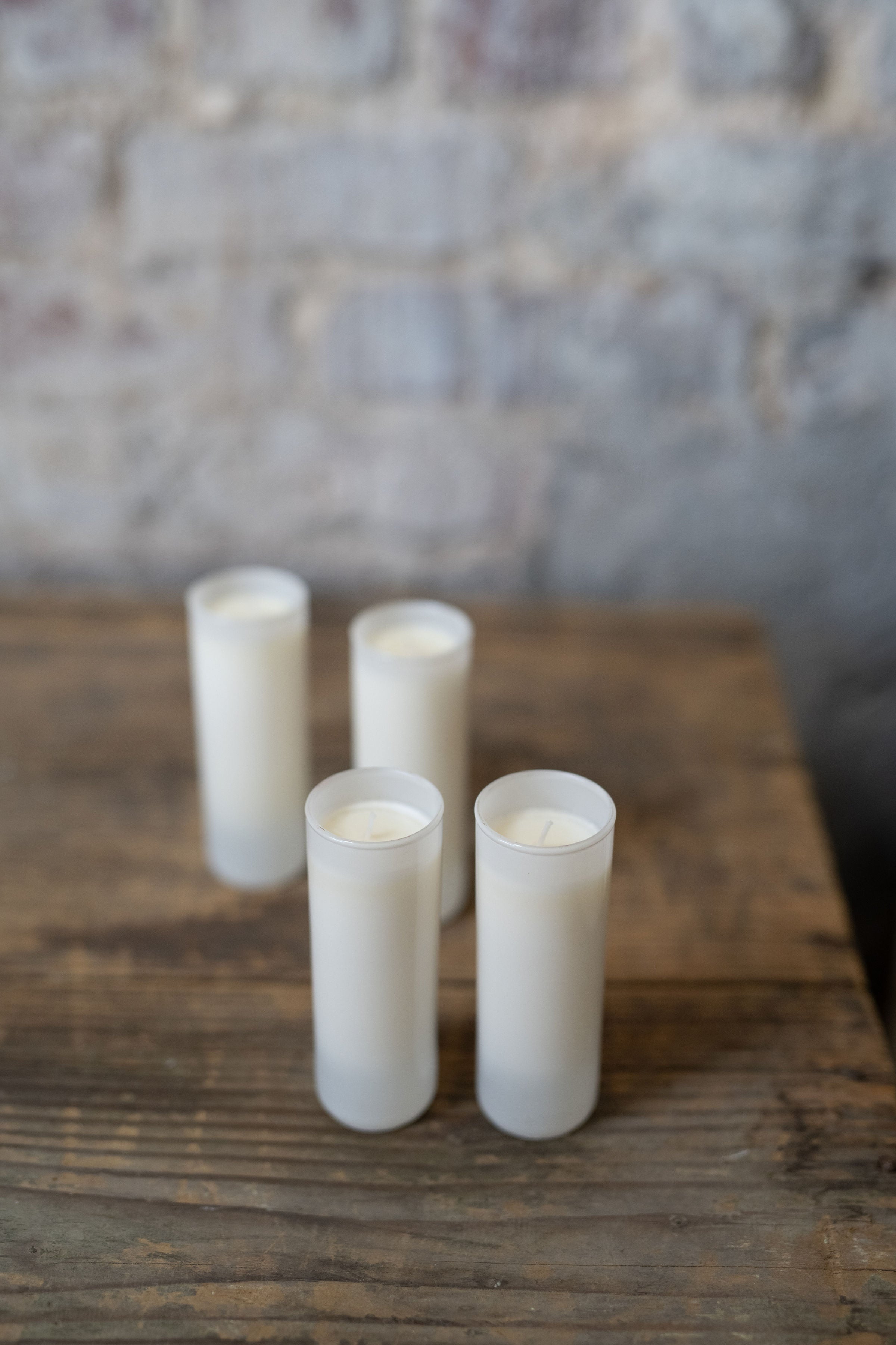 white votive
