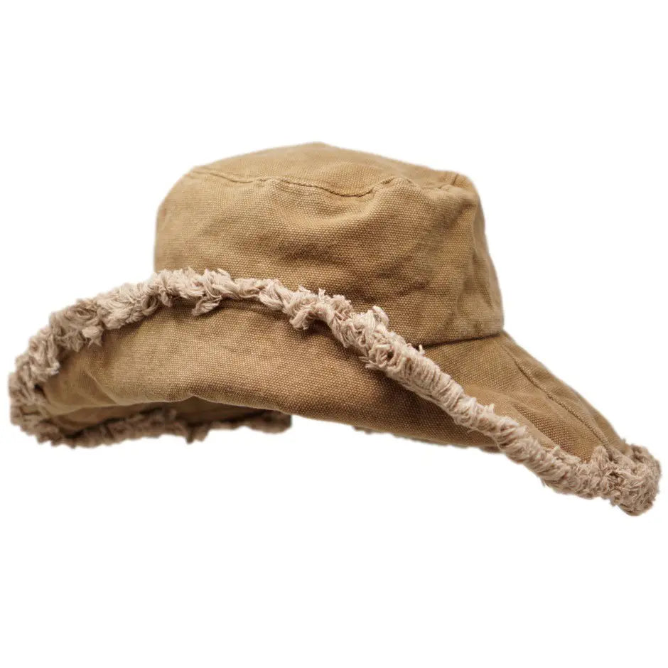 Canvas Bucket Hat - Caramel