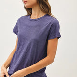 Garment Dyed Slub Tee - Indigo