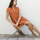 Lulu Tunic Dress - Rust