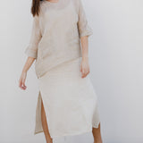 San Juan Maxi Dress - Natural