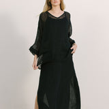 San Juan Maxi Dress - Black