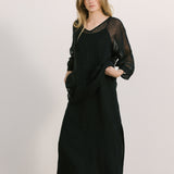San Juan Maxi Dress - Black