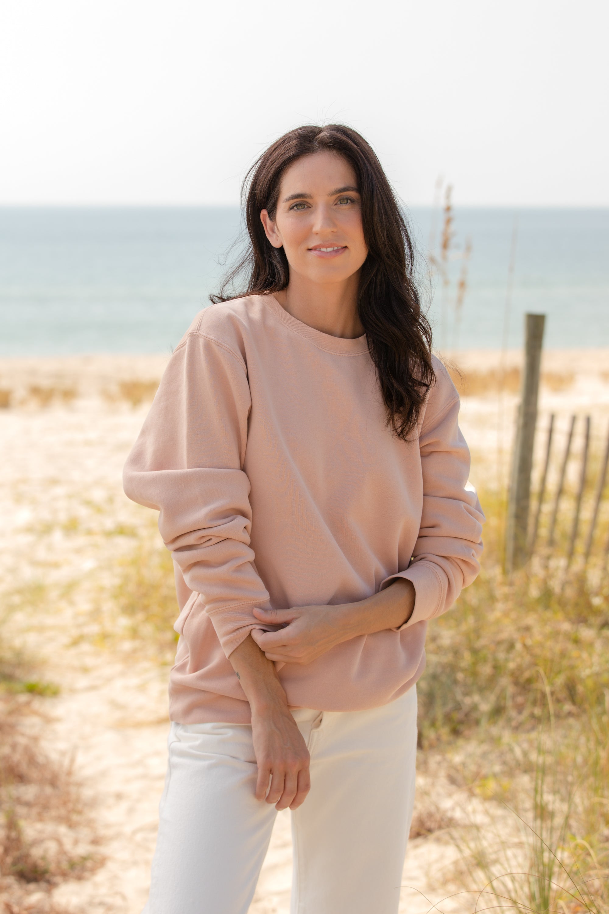 Crewneck Sweatshirt - Pink Salt