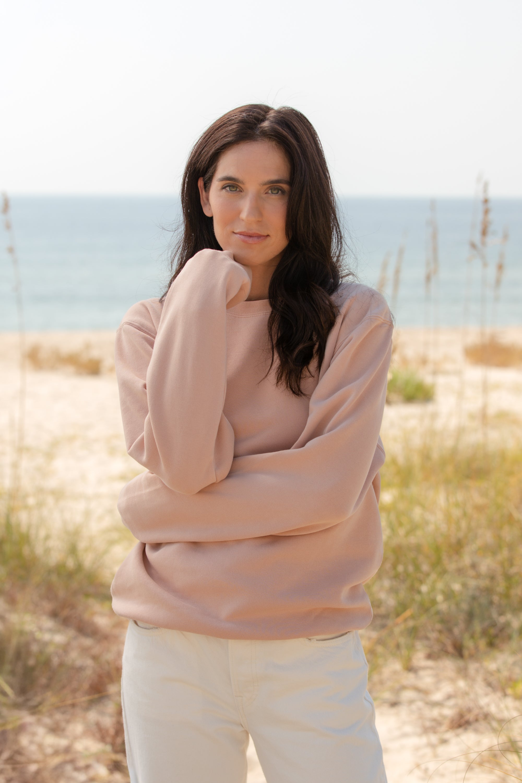 Crewneck Sweatshirt - Pink Salt