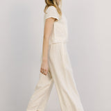 Midi Fringe Top - Egret