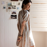 Amelia Mini Dress - Midden Stripe