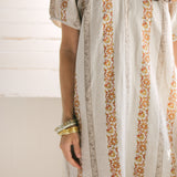 Amelia Mini Dress - Midden Stripe