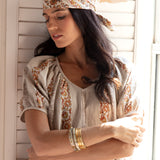 Amelia Mini Dress - Midden Stripe