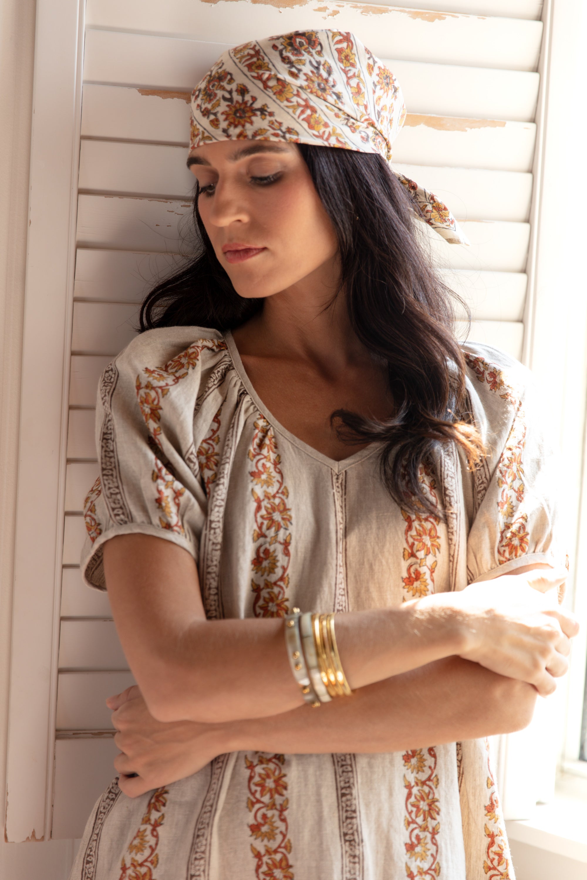 Cotton Bandana - Marigold Field