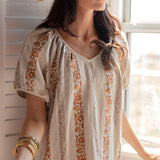 Amelia Mini Dress - Midden Stripe