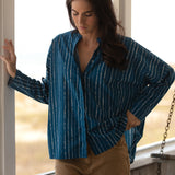 Cotton Sunset Shirt -Tide Lines